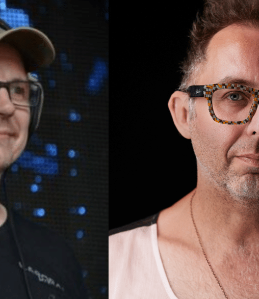 Green Geometric Blank A4 Document Landscape